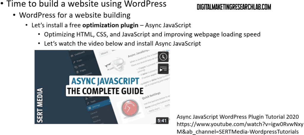 Async JavaScript WordPress Plugin Tutorial 2020
