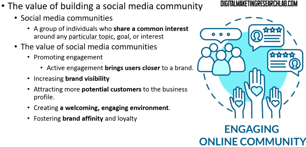 The value of building a social media community