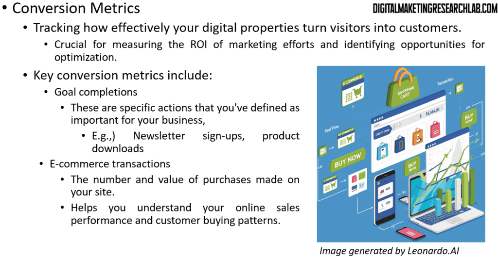 Conversion metrics