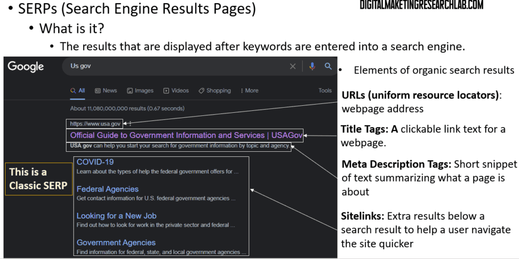 Search engine results pages